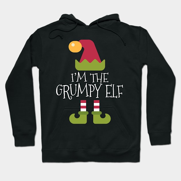 Christmas I'm the Grumpy Elf Hoodie by MilotheCorgi